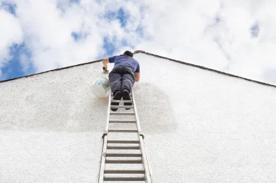 Peinture extérieure au Barroux — façades et ravalement